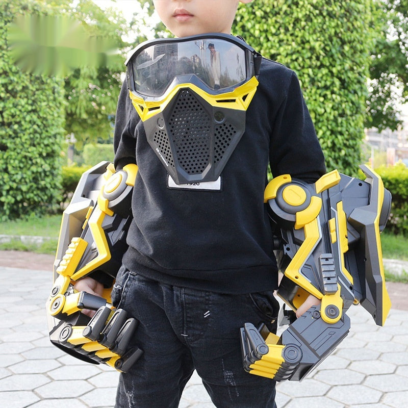 Senyi Wasp Soft Bullet Gun Mechanical Arm Electric Continuous Hair CS Water Bomb Transmitter Battle Children Toy Gun Model - LJ Enterprise